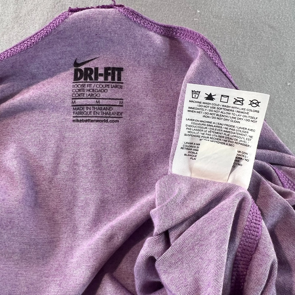 Nike Dri-FIT Women's Racerback Tank Top Purple Sleeveless Athletic Shirt Size‎ M - Picture 6 of 6